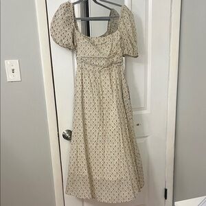 OPT midi floral dress